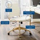 Jive Armless Mid Back Performance Velvet Office Chair