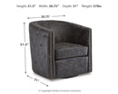 Brentlow Swivel Accent Chair - Michael's Discount Furniture