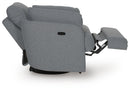 Alainmont Next-Gen Nuvella Swivel Power Recliner - Michael's Discount Furniture