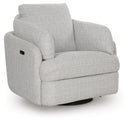 Alainmont Next-Gen Nuvella Swivel Power Recliner - Michael's Discount Furniture