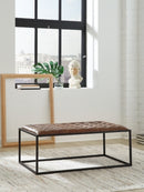 Junsor Coffee Table Ottoman - Michael's Discount Furniture