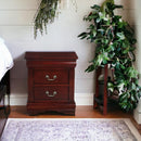 Louis Philippe Cherry Nightstand - Michael's Discount Furniture