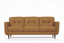 Radwan Camel Leather Sofa - Michael's Discount Furniture