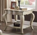 Acme Chelmsford End Table in Antique Taupe 86052 - Michael's Discount Furniture