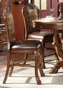 Acme Dresden Counter Height Dining Chairs in Brown Cherry Oak 12162 (Set of 2) - Michael's Discount Furniture