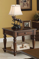 Acme Farrel End Table in Walnut 82746 - Michael's Discount Furniture