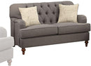 Acme Furniture Alianza Loveseat in Dark Gray 53691 - Michael's Discount Furniture