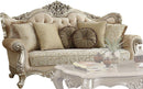 Acme Furniture Bently Sofa with 7 Pillows in Champagne 50660 - Michael's Discount Furniture