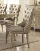 Acme Furniture Kacela Side Chair in Champagne (Set of 2) 72157 - Michael's Discount Furniture
