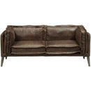 Acme Furniture Porchester Loveseat in Distress Chocolate 52481 - Michael's Discount Furniture