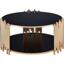 Acme Furniture Tanquin Coffee Table in Gold/Black 84490 - Michael's Discount Furniture