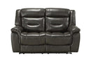 Acme Imogen Power Motion Loveseat in Gray Leather-Aire 54806 - Michael's Discount Furniture