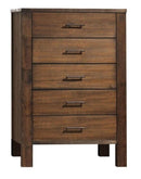 Acme Merrilee 5-Drawer Chest in Oak 21686 - Michael's Discount Furniture