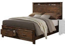 Acme Merrilee Queen Storage Bed in Oak 21680Q - Michael's Discount Furniture