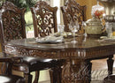 Acme Vendome Double Pedestal Dining Table in Cherry - Michael's Discount Furniture