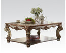Acme Vendome Coffee Table in Gold Patina 83000 - Michael's Discount Furniture