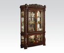 Acme Vendome Curio Cabinet with Mirror Back in Cherry 62023 - Michael's Discount Furniture