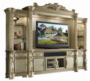 Acme Vendome Entertainment Center in Gold Patina 91310 - Michael's Discount Furniture