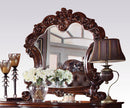 Acme Vendome Landscape Mirror with Intricate Details in Cherry 22004 - Michael's Discount Furniture