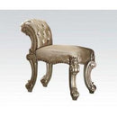 Acme Vendome Vanity Stool Gold Patina 23008 - Michael's Discount Furniture