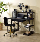 Amiel Black Desk - Michael's Discount Furniture