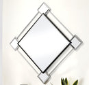 Asbury Mirrored & Chrome Accent Mirror (Wall) - Michael's Discount Furniture