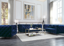 Atronia Blue Fabric Sofa - Michael's Discount Furniture