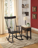Arlo Black Rocking Chair - Michael's Discount Furniture