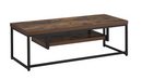 Bob Weathered Oak & Black TV Stand - Michael's Discount Furniture