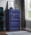 Cargo Blue Chest (Single Door) - Michael's Discount Furniture