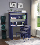 Cargo Blue Desk & Hutch - Michael's Discount Furniture