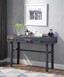 Cargo Gunmetal Vanity Desk - Michael's Discount Furniture