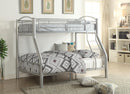 Cayelynn Silver Bunk Bed (Twin/Full) - Michael's Discount Furniture