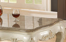 Chantelle Marble & Pearl White Coffee Table - Michael's Discount Furniture