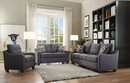 Cleavon II Gray Linen Sofa w/2 Pillows - Michael's Discount Furniture