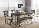 Claudia II Weathered Gray Dining Table - Michael's Discount Furniture