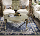 Dresden II Gold Patina & Bone Coffee Table - Michael's Discount Furniture