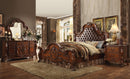 Dresden PU & Cherry Oak Eastern King Bed - Michael's Discount Furniture