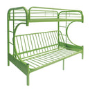 Eclipse Green Bunk Bed (Twin/Full/Futon) - Michael's Discount Furniture