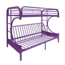 Eclipse Purple Bunk Bed (Twin/Full/Futon) - Michael's Discount Furniture