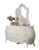 Edalene Pearl White Mirror - Michael's Discount Furniture