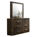 Elettra Rustic Walnut Dresser - Michael's Discount Furniture