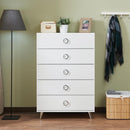 Elms White Chest - Michael's Discount Furniture