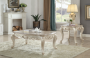 Gorsedd Marble & Antique White Coffee Table - Michael's Discount Furniture