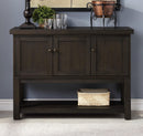 Haddie Distressed Walnut Server - Michael's Discount Furniture