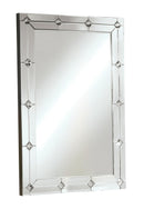 Hessa Mirrored & Faux Rhinestones Wall Decor - Michael's Discount Furniture