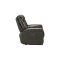 Imogen Gray Leather-Aire Recliner (Power Motion) - Michael's Discount Furniture
