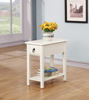 Jeana White Side Table - Michael's Discount Furniture