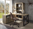 Jennavieve Gold Aluminum Desk - Michael's Discount Furniture