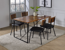 Jurgen Oak & Black Dining Table - Michael's Discount Furniture